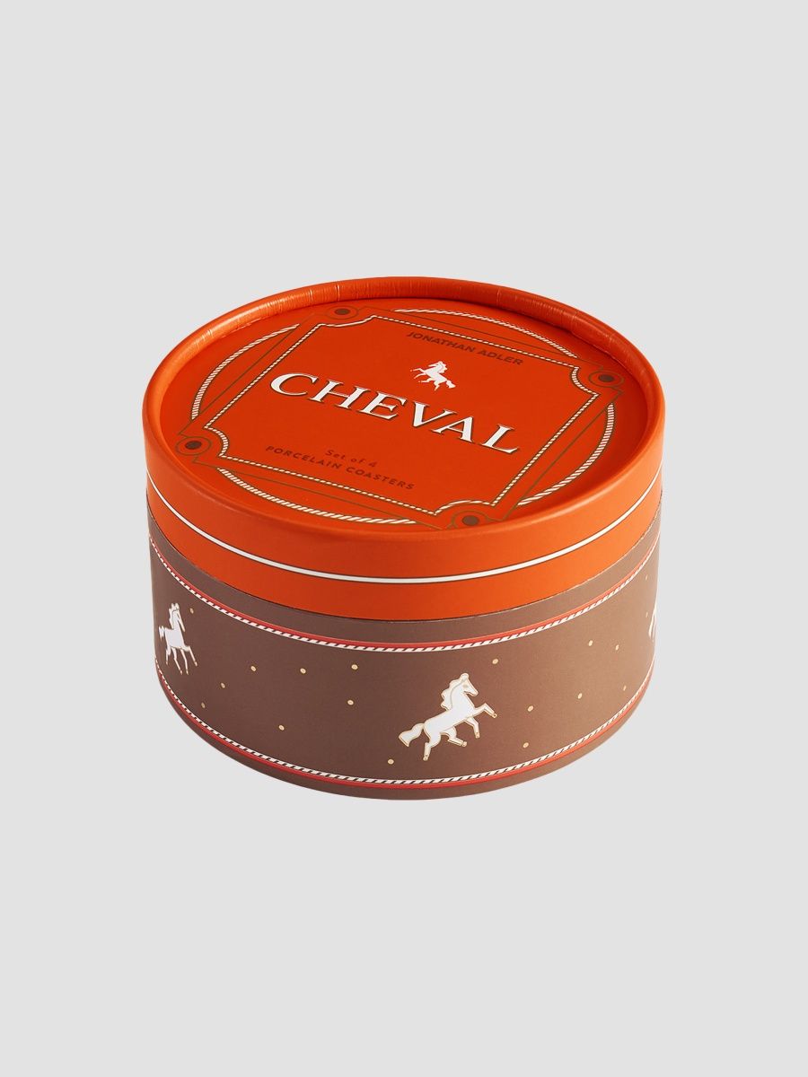 Jonathan Adler Cheval 4-Piece Coasters Set - Multi