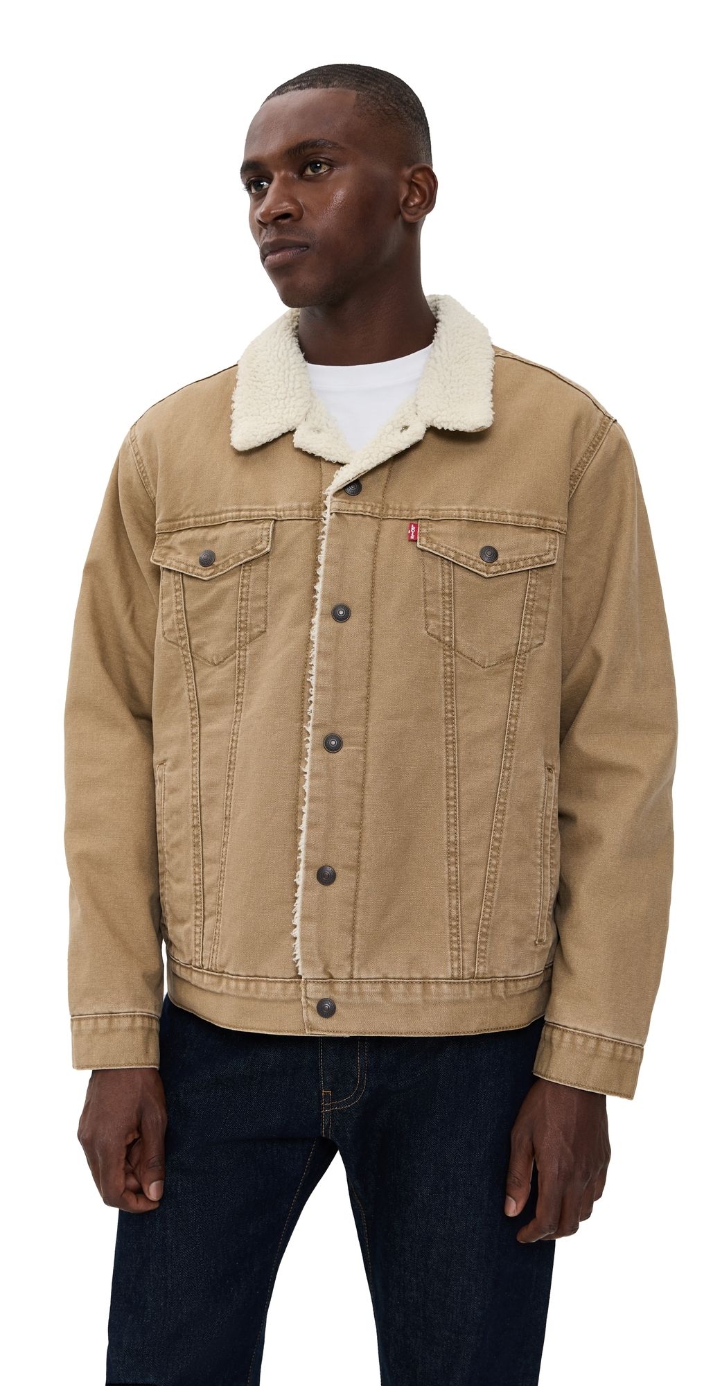 Levi's Type 3 Sherpa Trucker Jacket Ermine M