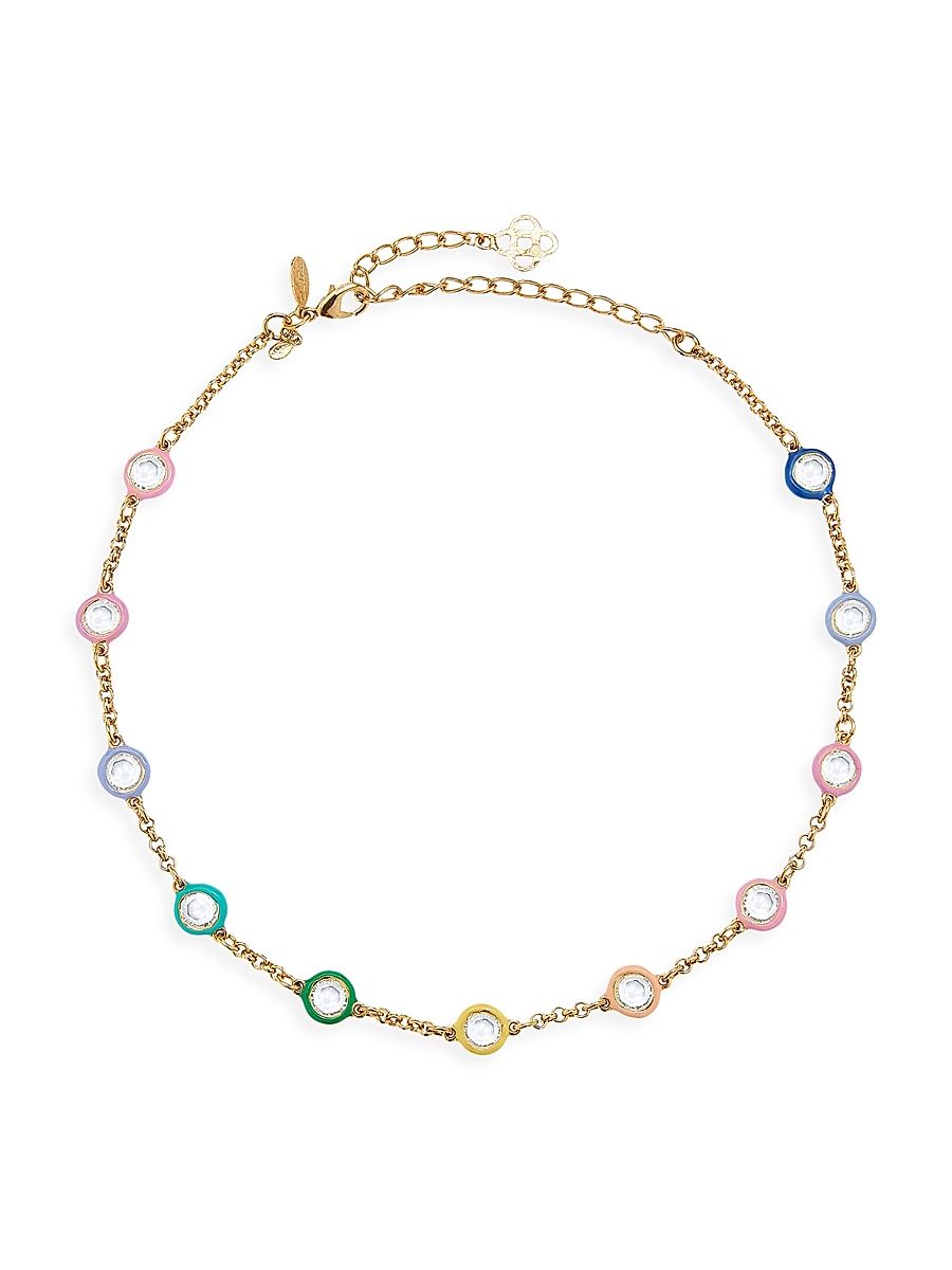 Women's Candy Goldtone, Glass Crystal & Resin Necklace