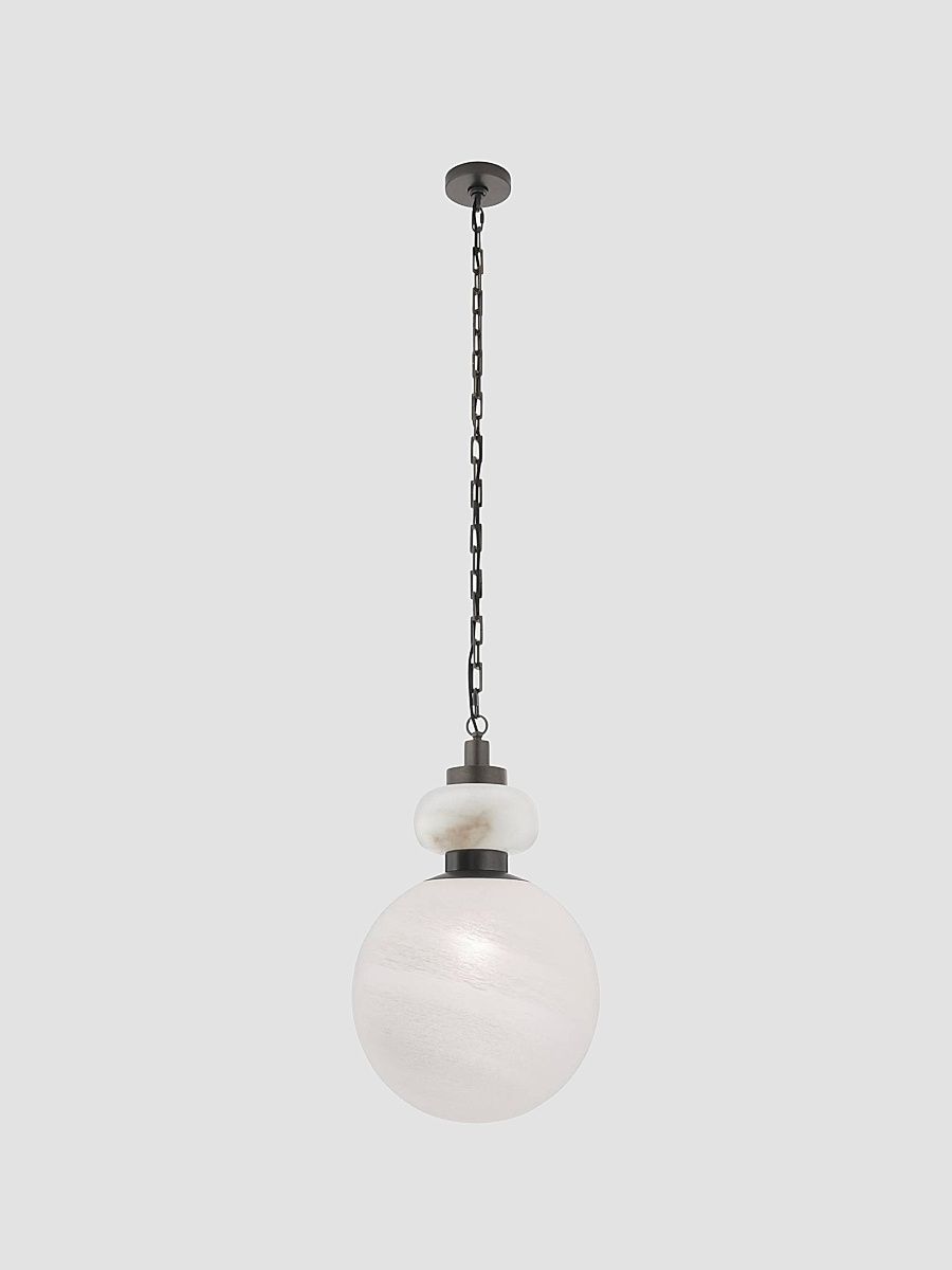 Rosemont Large Pendant - White