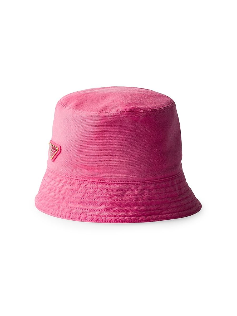 Women's Cotton Bucket Hat - Pink - Size Medium