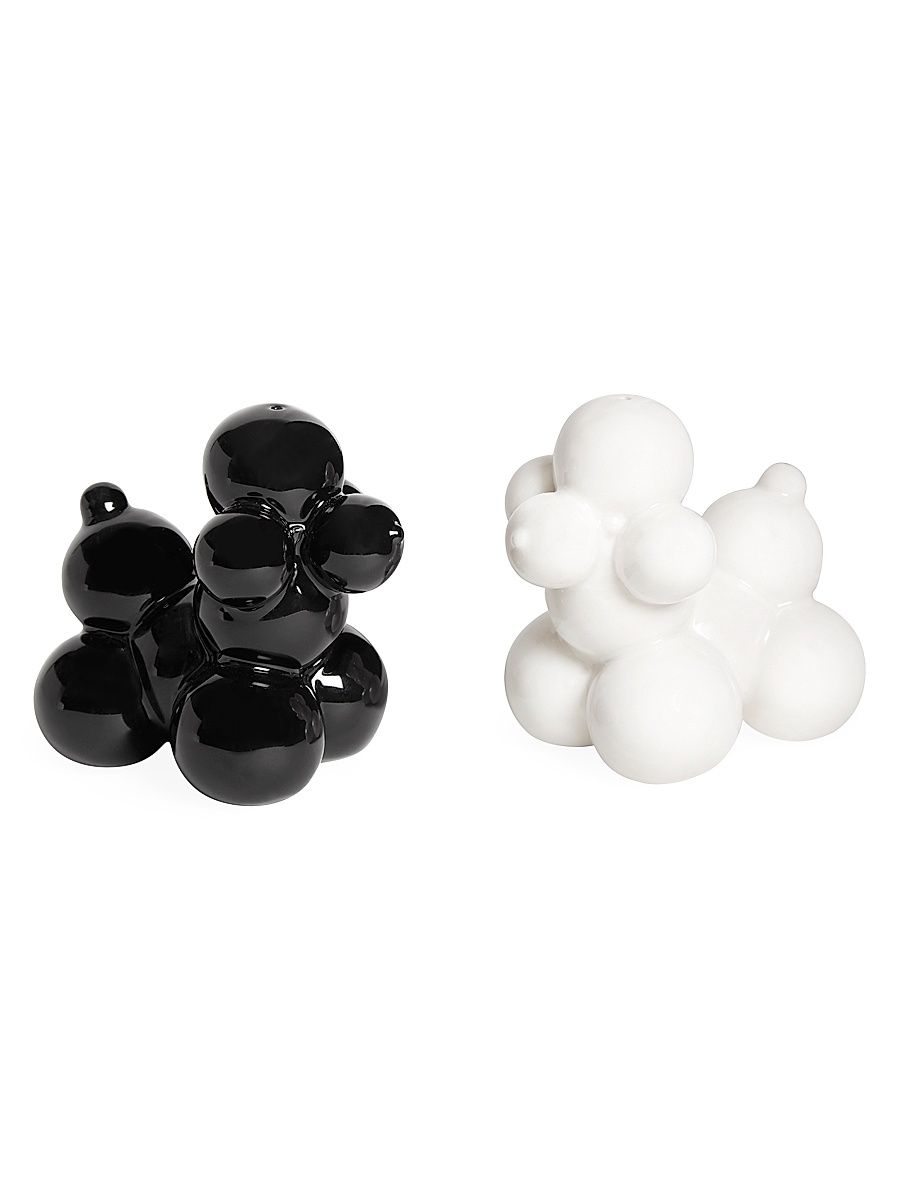 Jonathan Adler Poodle Salt & Pepper Shakers - Black
