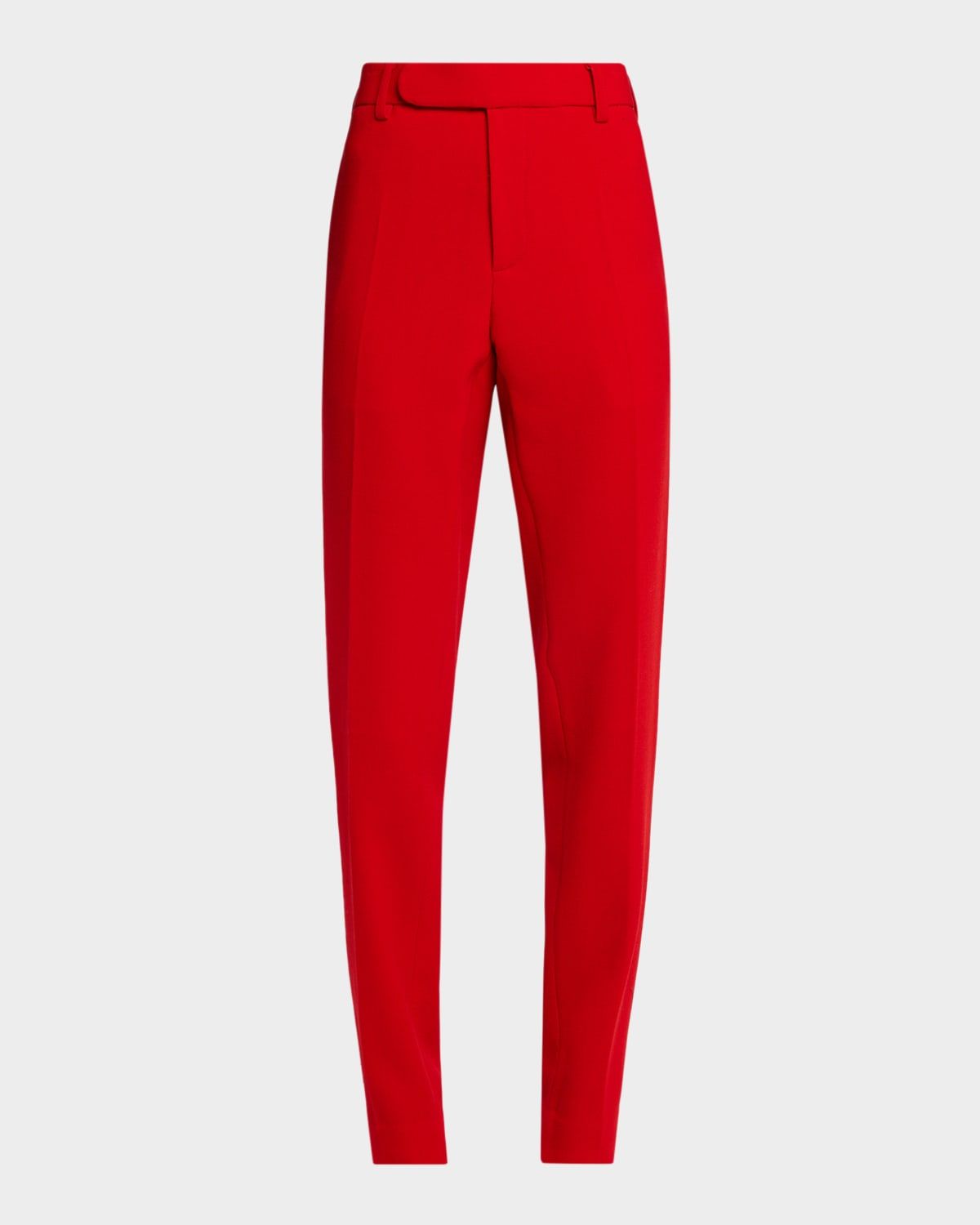 Classic Straight-Leg Wool Trousers