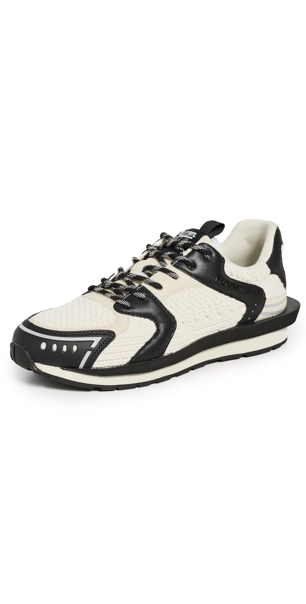 FARM Rio Farm Rio Sneakers Black and Ivory 9.5