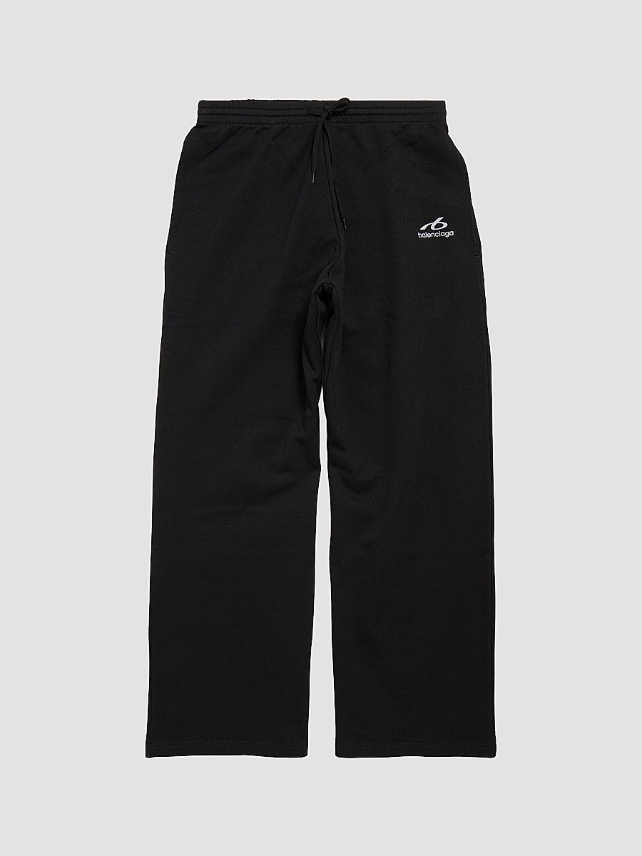 Balenciaga Men's Bodies Baggy Sweatpants - Black - Size Medium