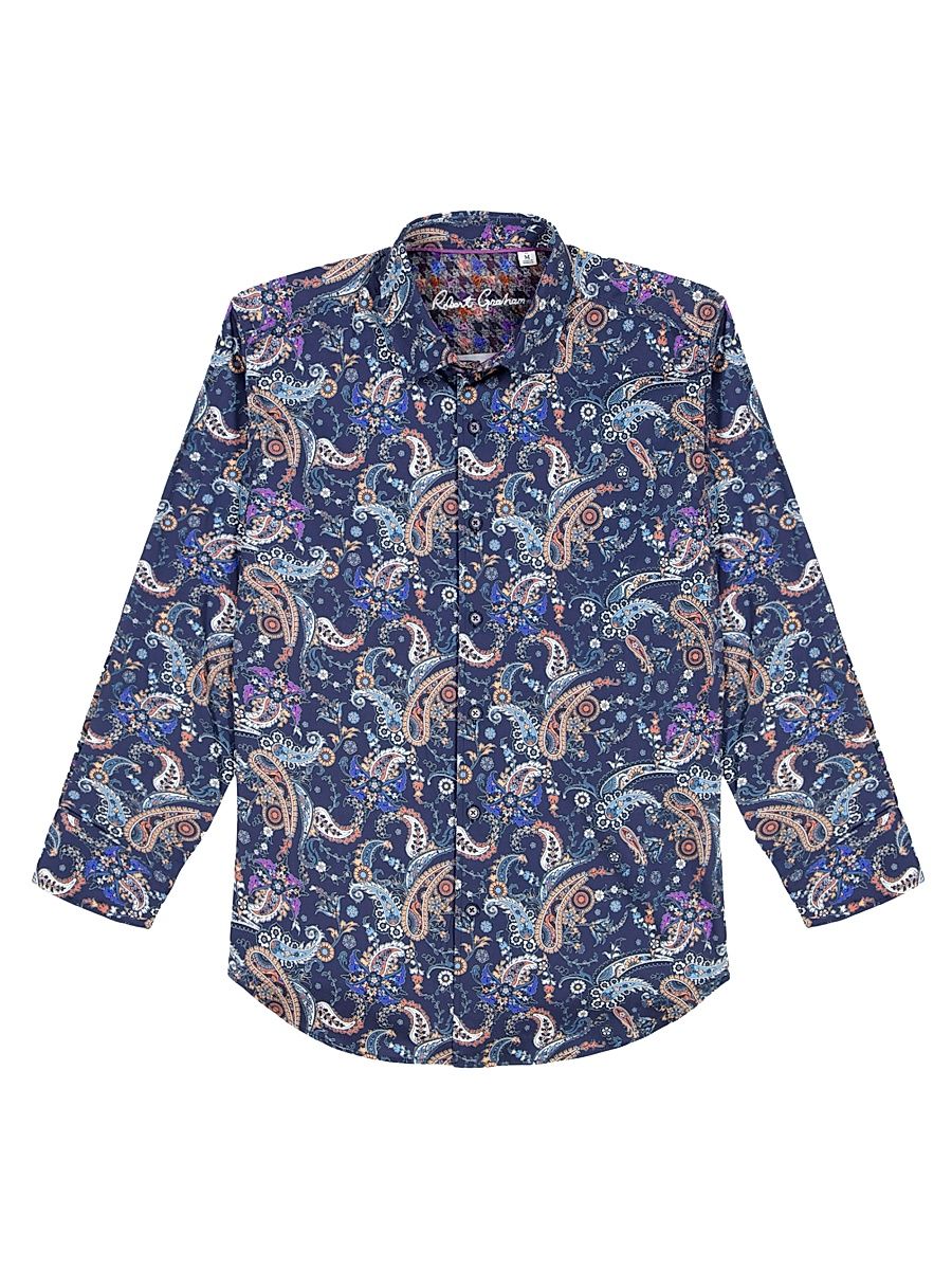 Men's Chandler Paisley Shirt - Size XXL