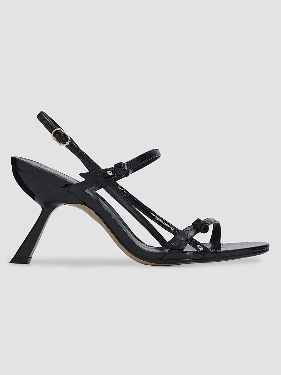 Women's Slim Clarita Cage 85MM Sandals - Black - Size 5