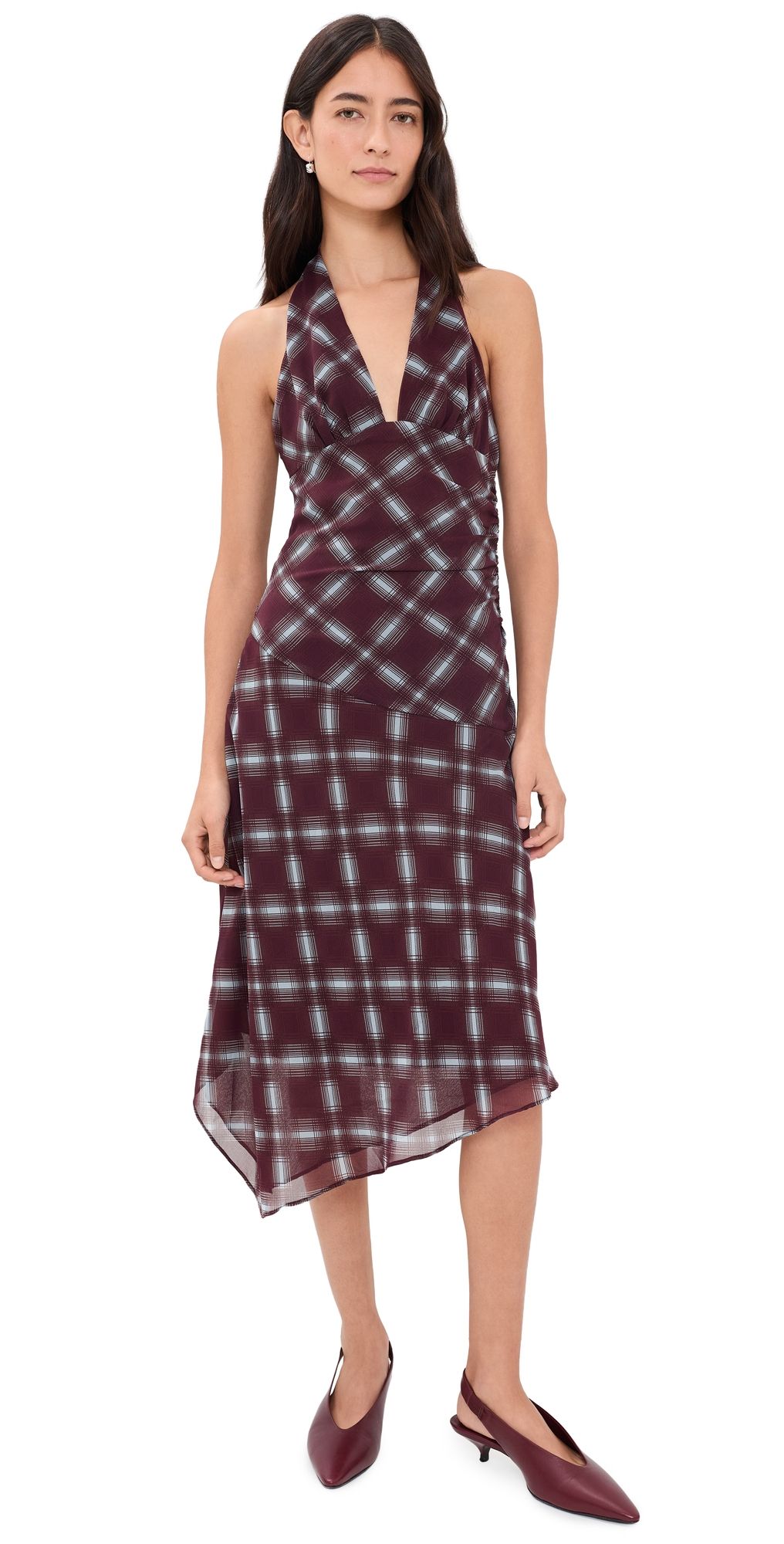NIA Salvatore Dress Merlot M