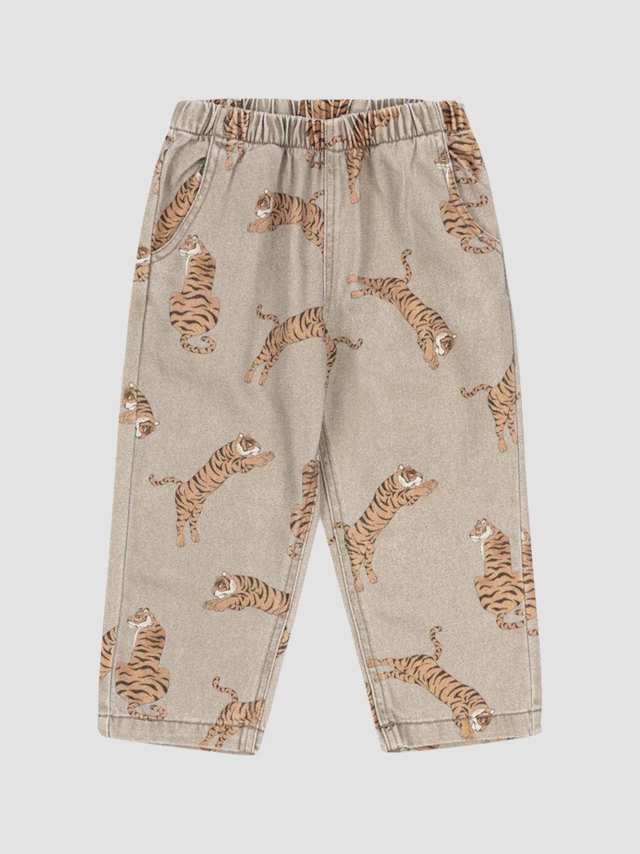 Konges Slojd Boy's Baby Boy's,Little Boy's & Boy's Magot Denim Pants - Tiger - Size 9