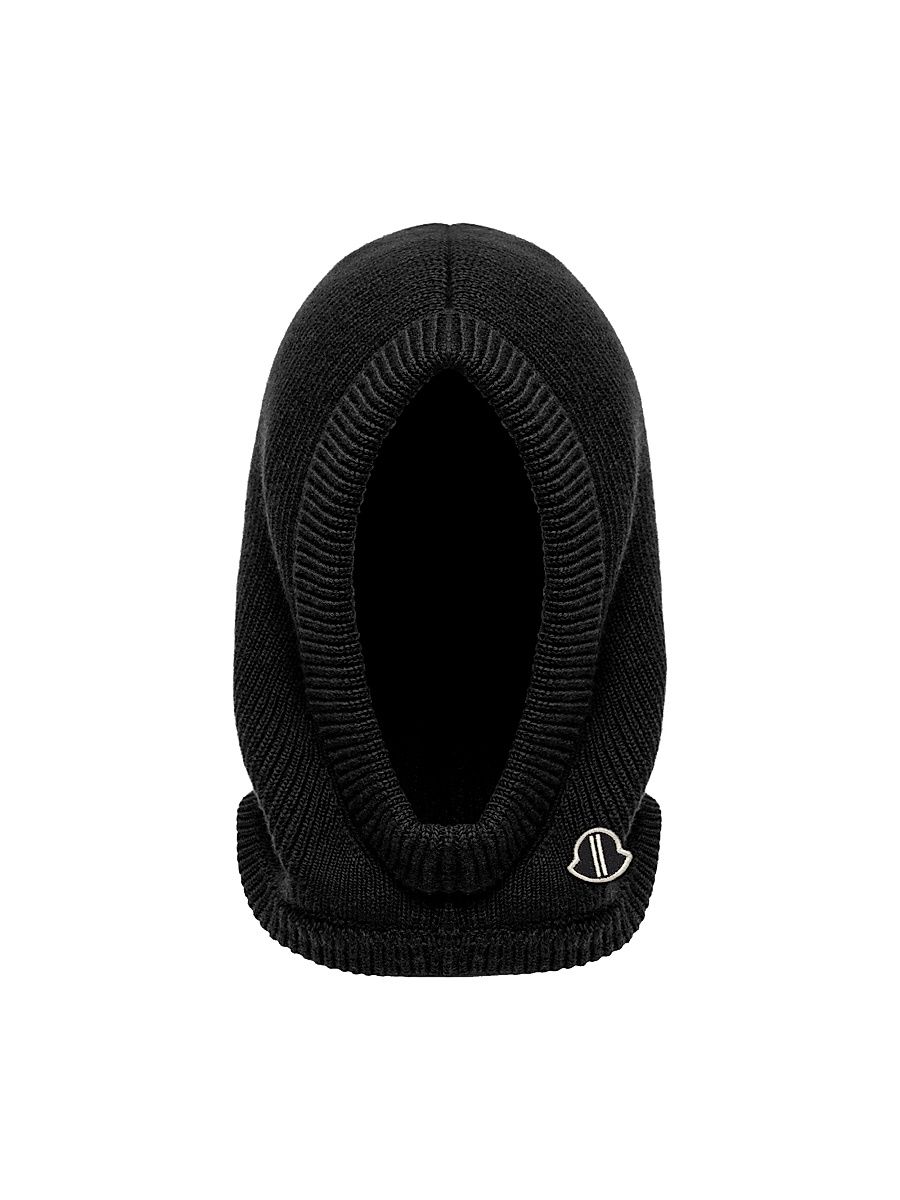 Men's Moncler x Rick Owens Jera Hood in Wool - Black