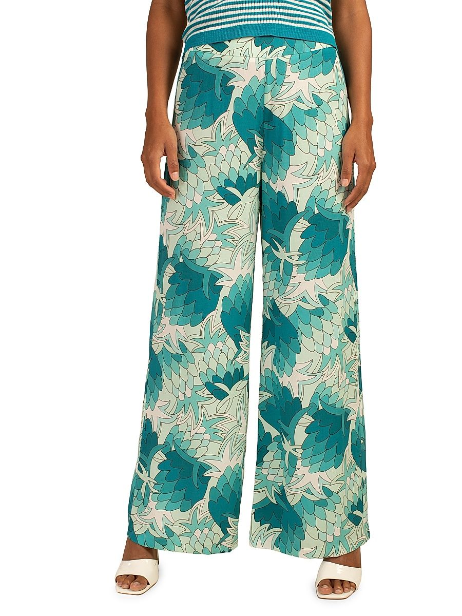 Women's Long Weekend Pants - Tranquil Turquoise - Size 10