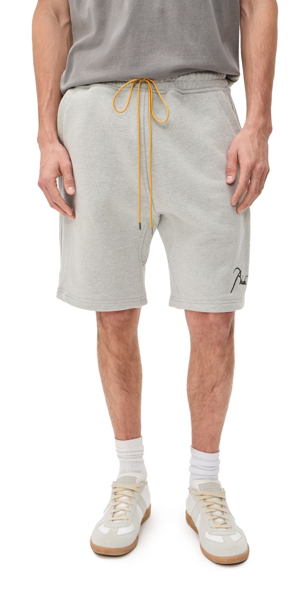 Rhude Classique Sweatshorts Heather Grey/Black S