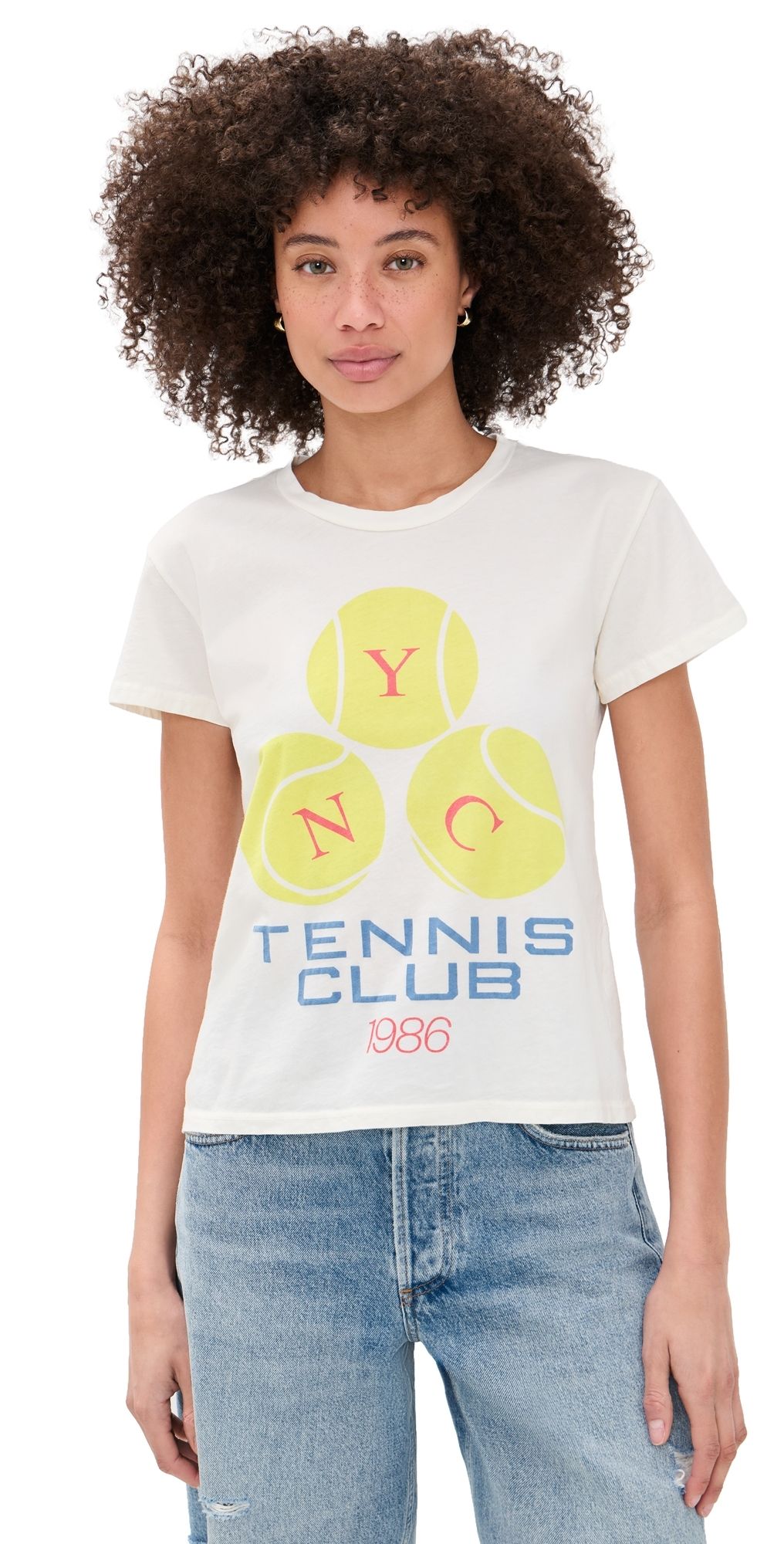 Original Retro Brand NYC Tennis Club Cotton Tee Awh XS