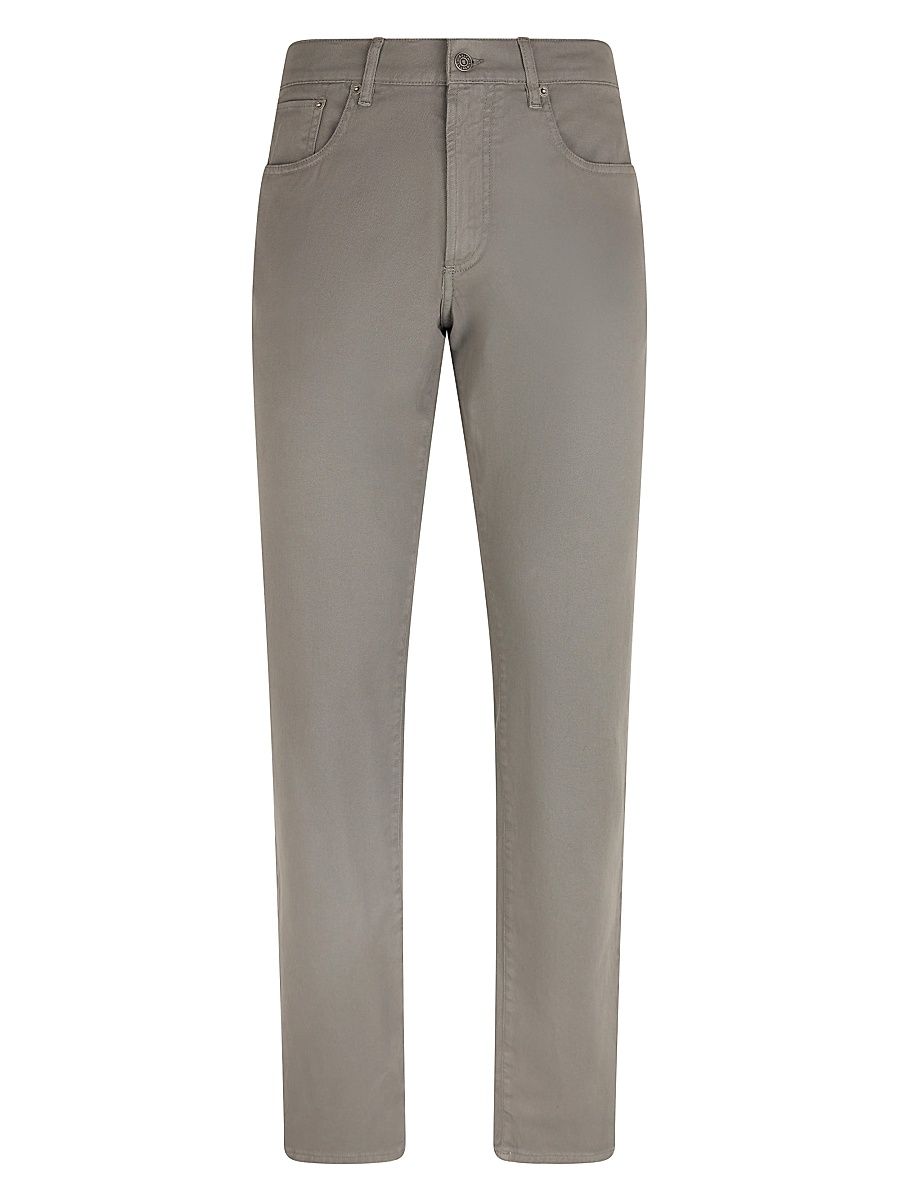 Men's Slim Fit Twill Pants - Medium Grey - Size 36