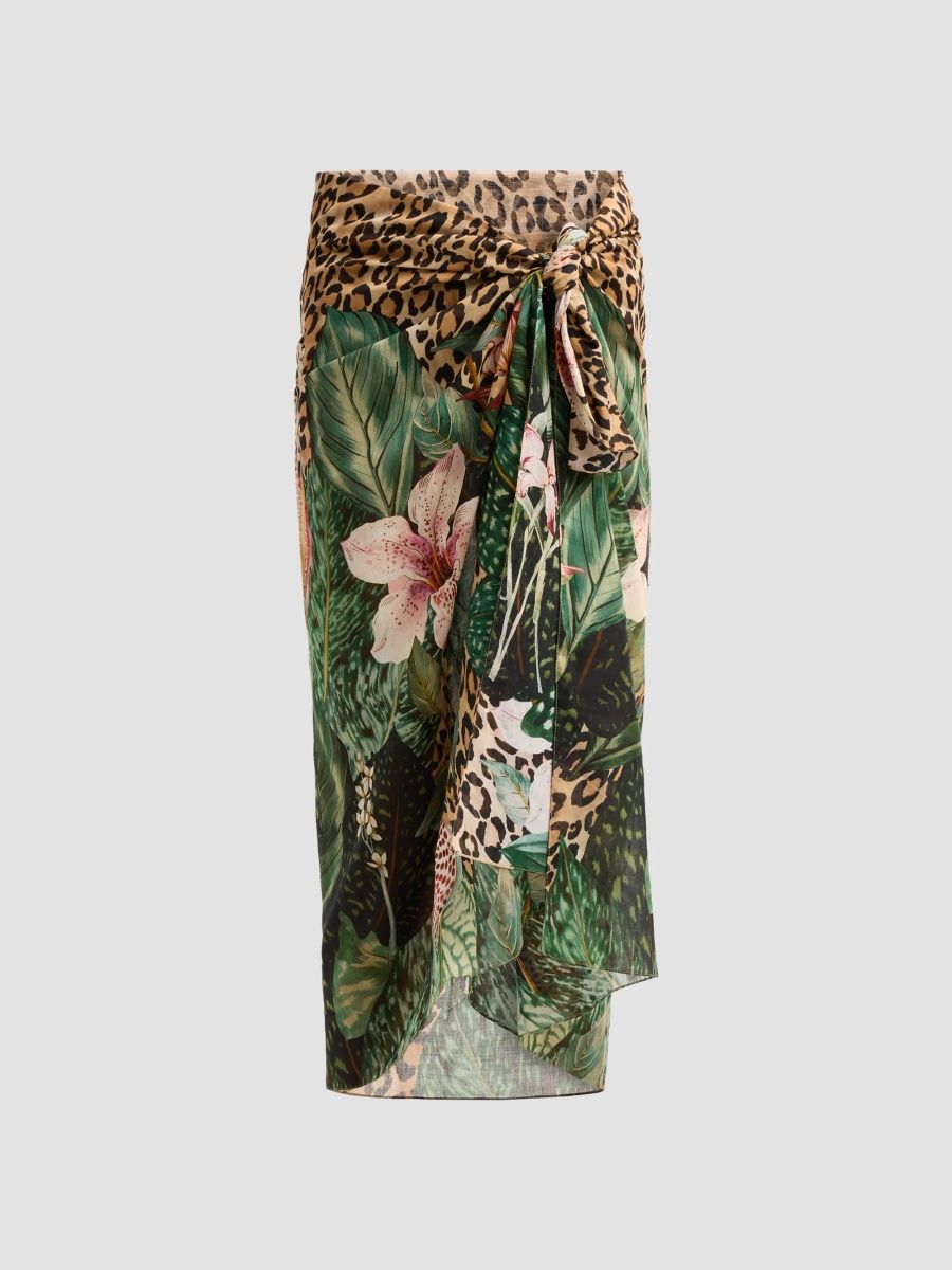 Kobi Halperin Women's Flipp Jungle Print Pareo - Natural Multi