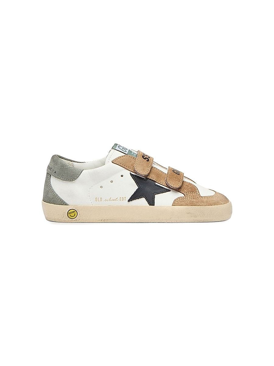 Baby Boy's, Little Boy's & Boy's Old School Leather Sneakers - White - Size 9 (Toddler)