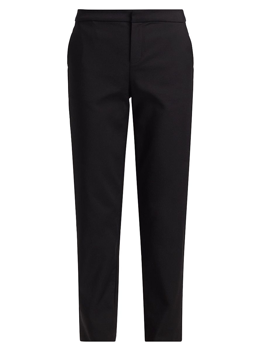 Women's Savannah Cotton-Blend Skinny Ankle Pants - Black - Size 8