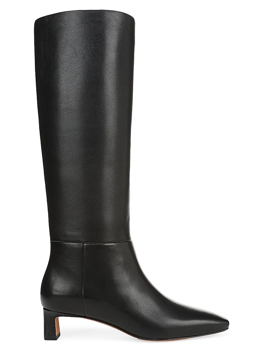 Women's Harlan 40MM Leather Knee-High Boots - Black - Size 10