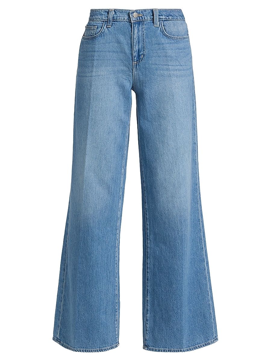 Women's Alicent Sneaker High-Rise Wide-Leg Jeans - Caster - Size 30