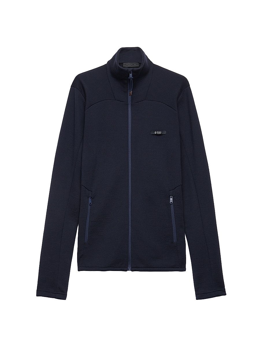 Men's Cashmere Cardigan - Blue - Size 44