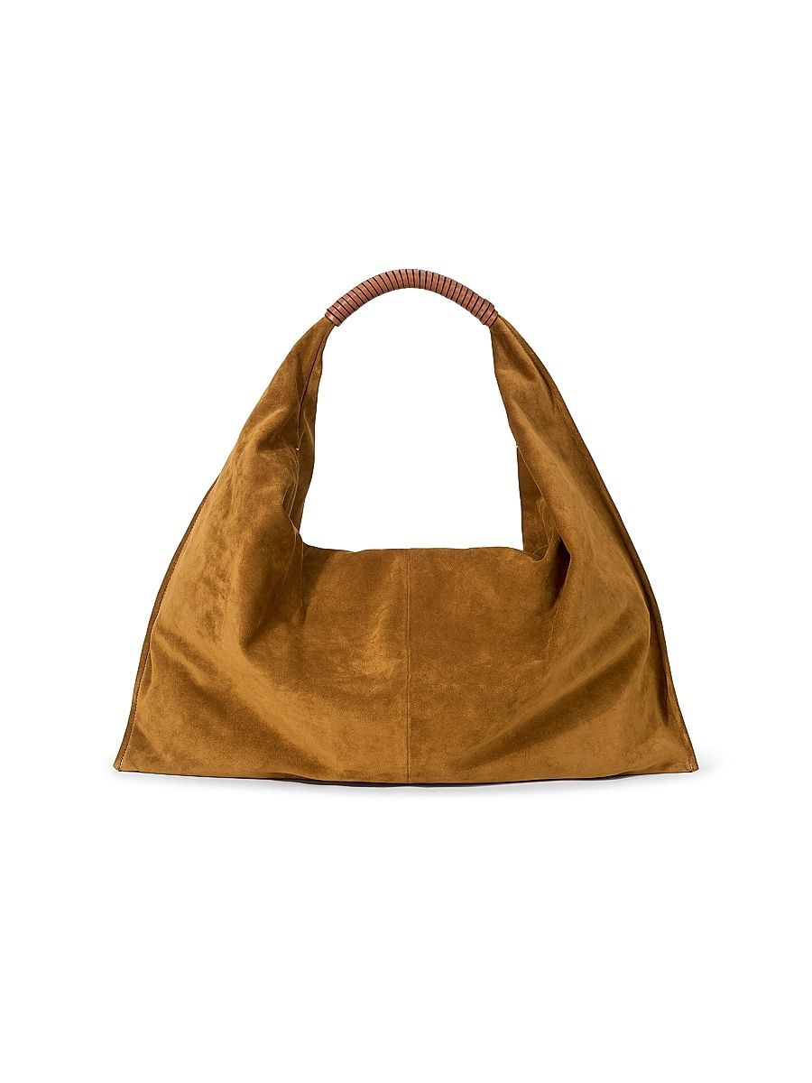 Women's Ronnie Suede Hobo Bag - Tan