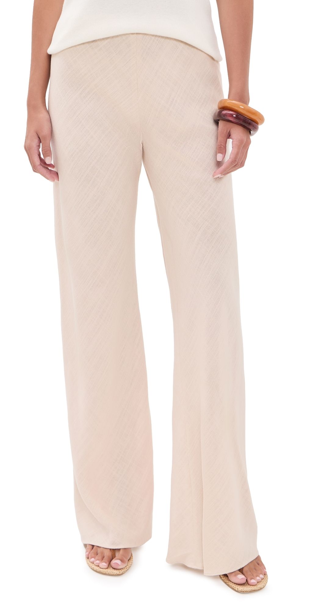 La Ligne Linen Colby Pants Sand XL
