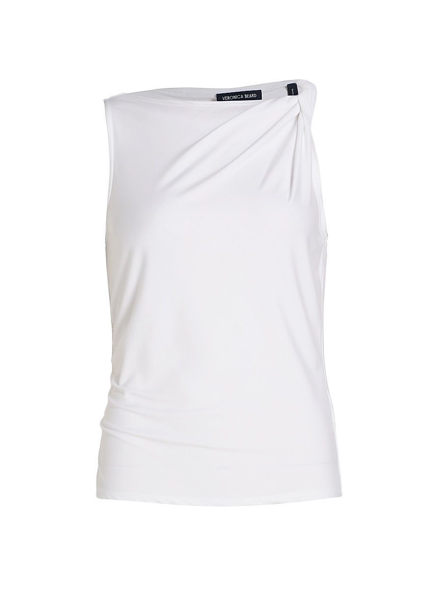 Women's Otessa Gathered Top - White - Size XS