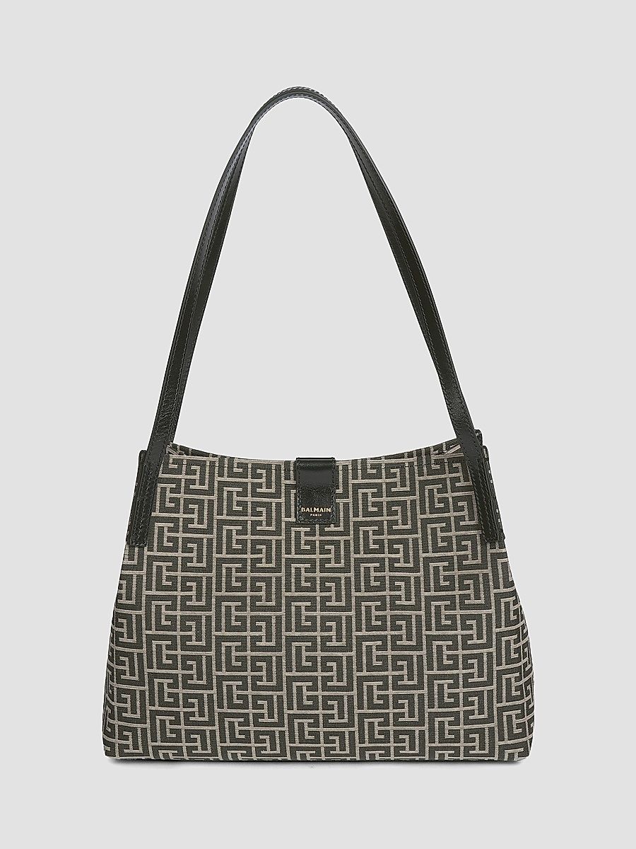 Balmain Women's Release Shopper Small Tote Bag - Ivoire Noir
