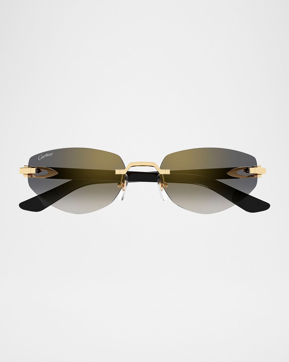 C Decor Cat-Eye Metal Sunglasses