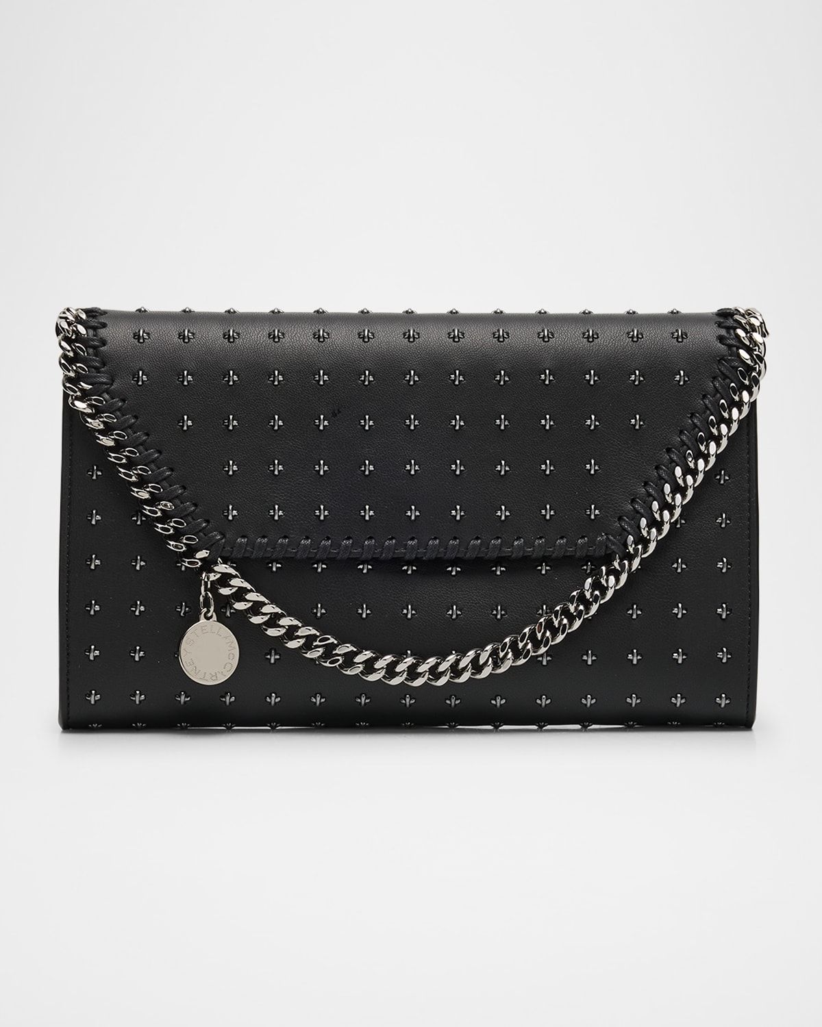 Falabella Studded Vegan Leather Shoulder Bag