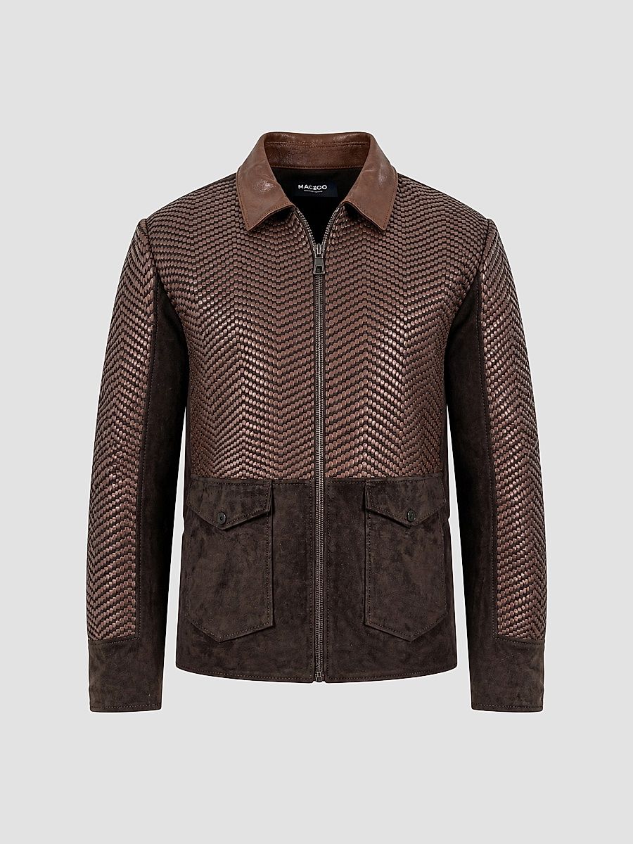 Men's Marthyr Woven Jacket - Brown - Size XXXL