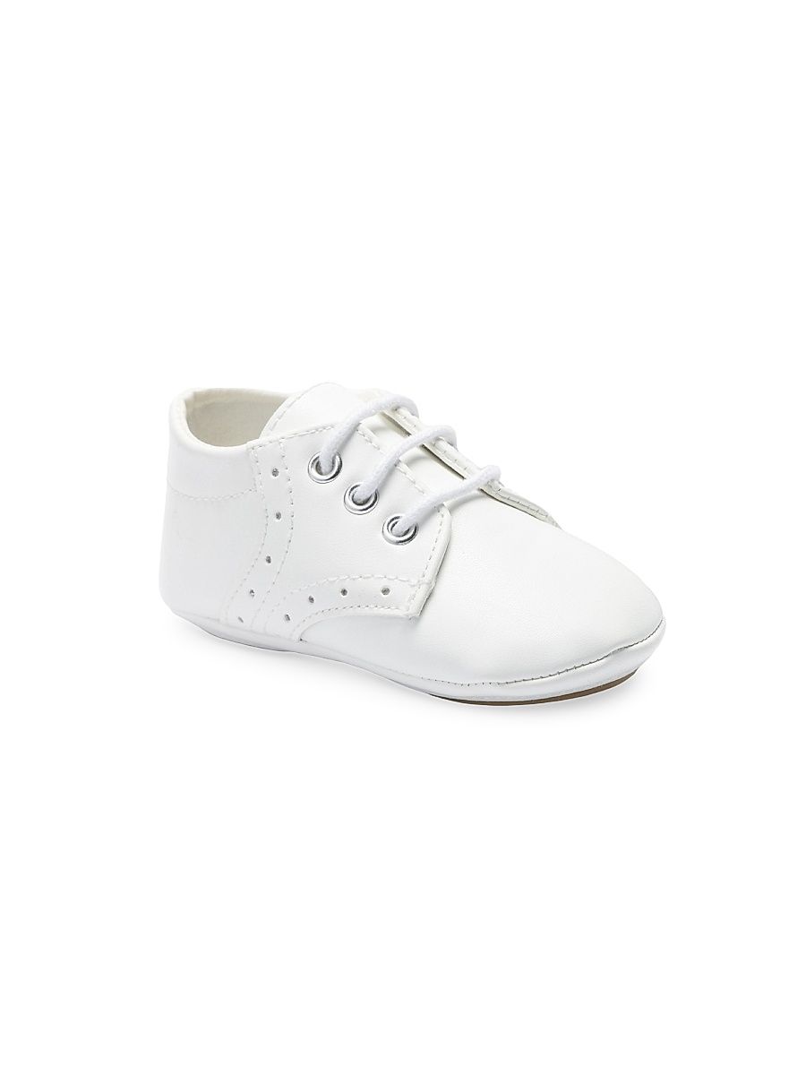 Baby Boy's Brogue Shoes - White - Size 5 (Baby)