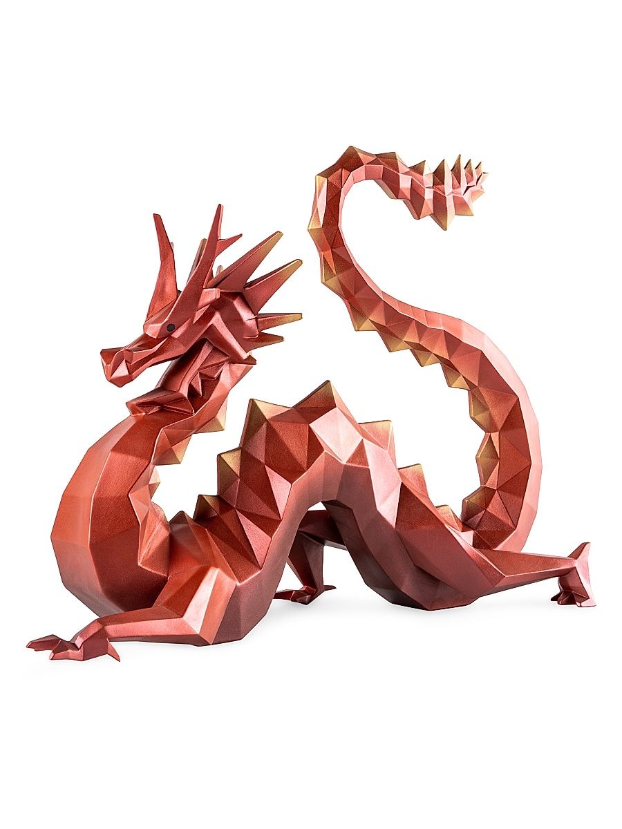 Porcelain Dragon Figurine