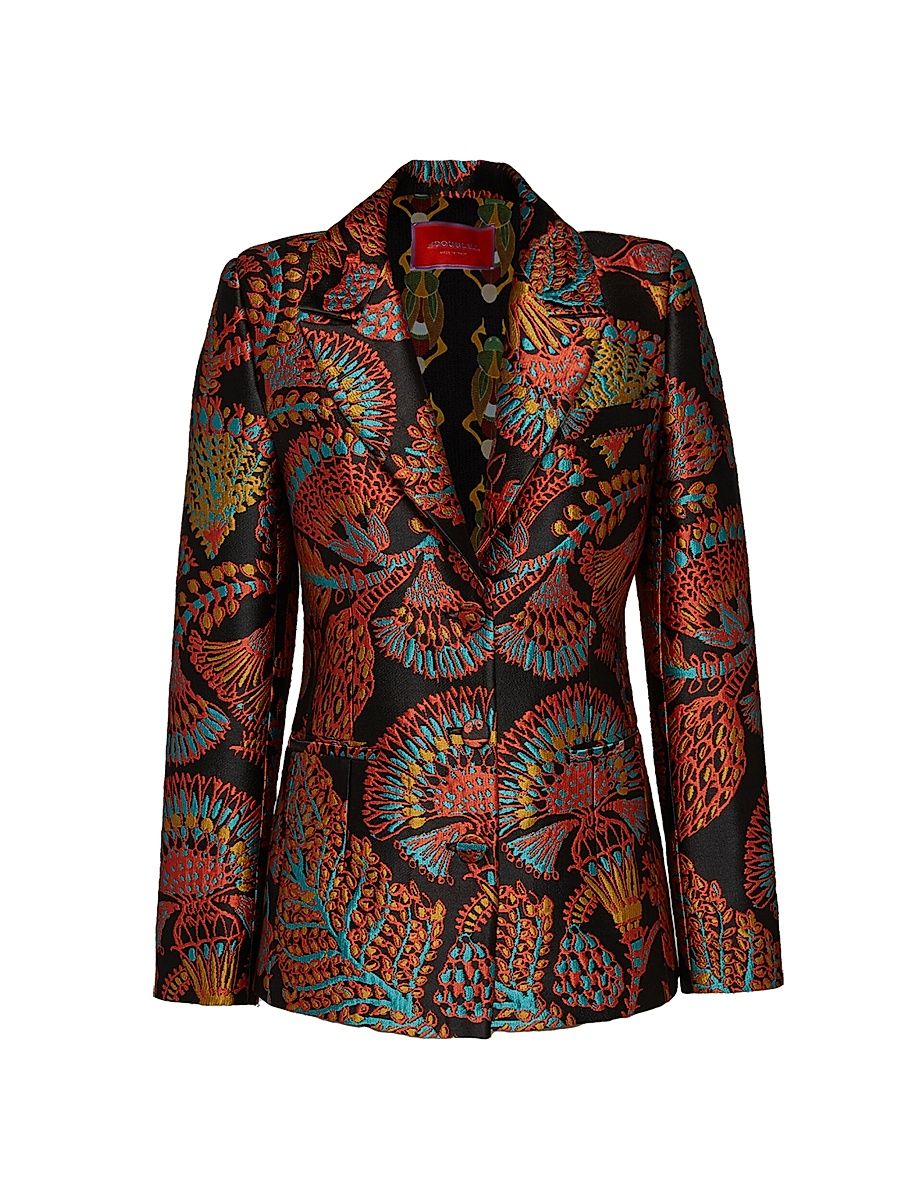 Women's 24/7 Jacket Bis - Jacquard Sicomore Black - Size XS