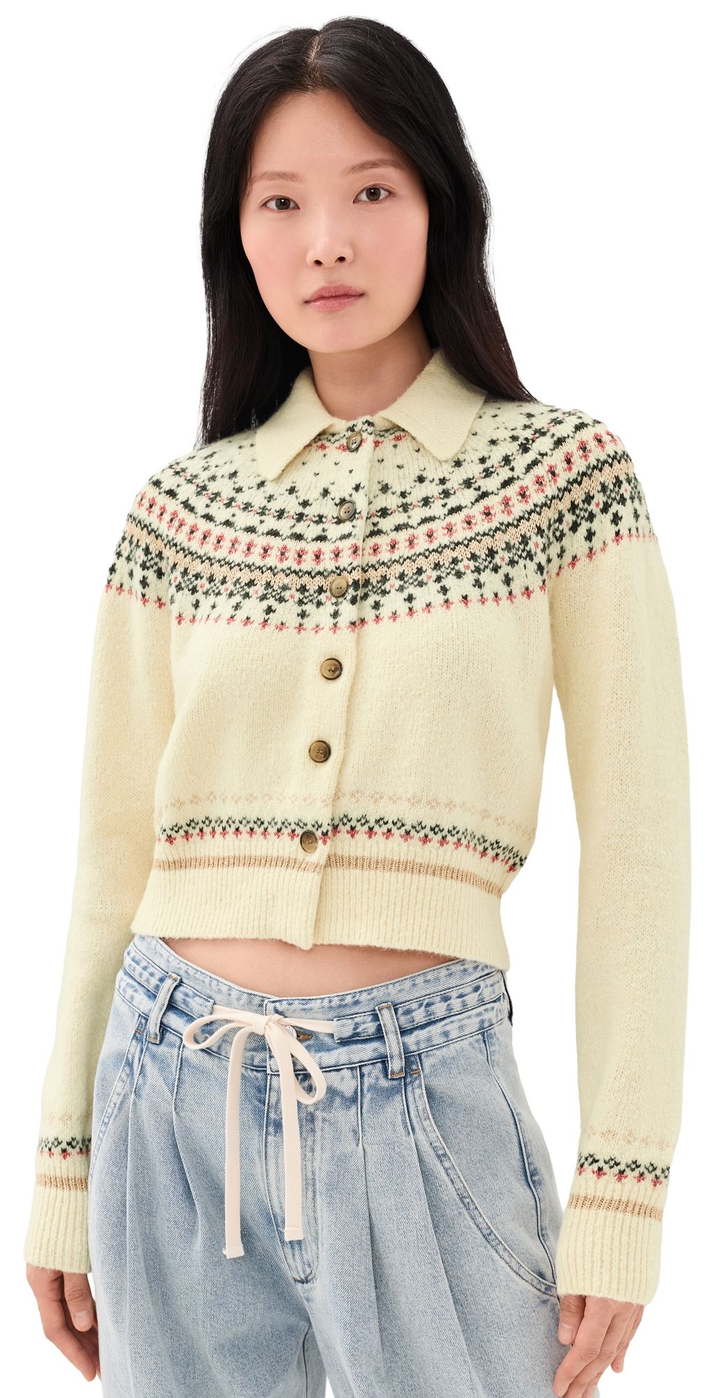 Isabel Marant Étoile Zoe Cardigan Ecru 38
