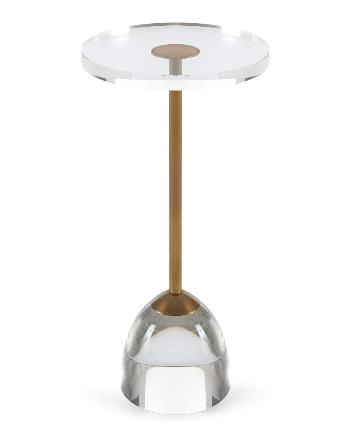 Brass & Acrylic Martini Table