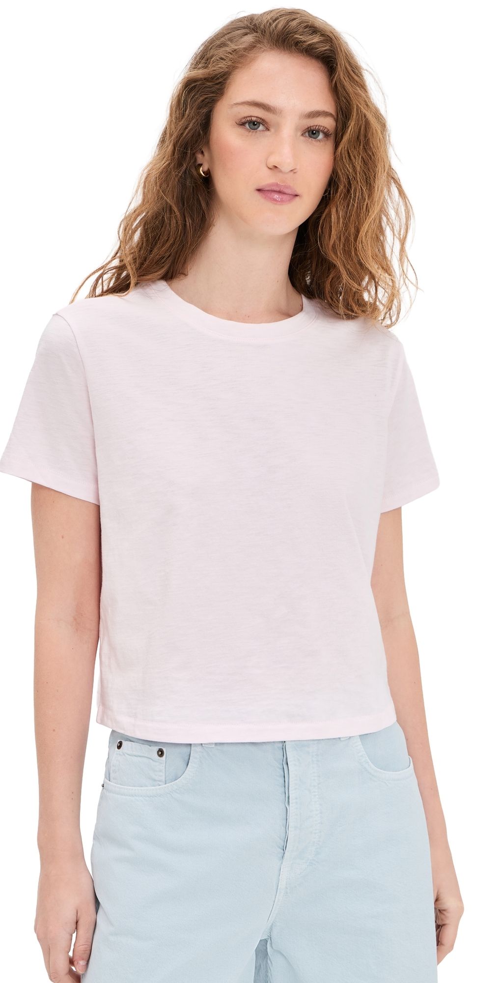 Madewell Bella Tee Pale Pink XL