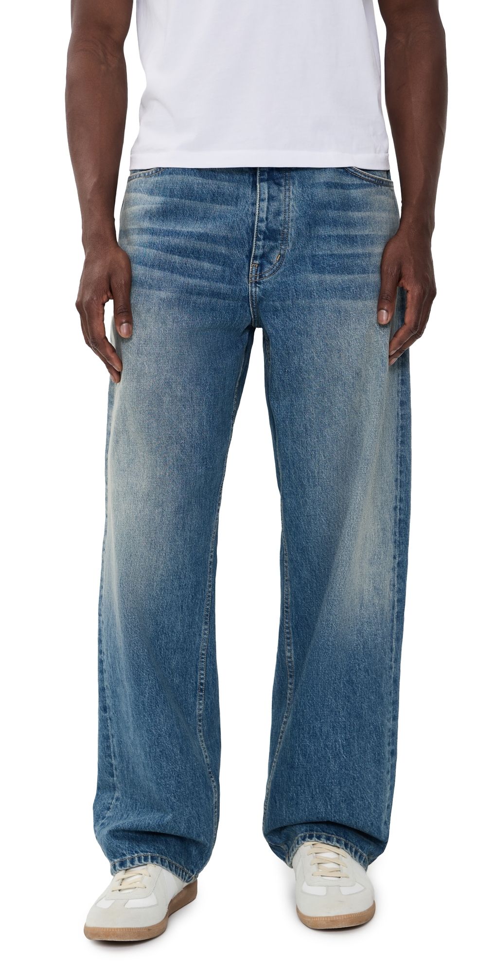 Nahmias Ocean Wash Baggy Jeans Light Indigo Wash 38