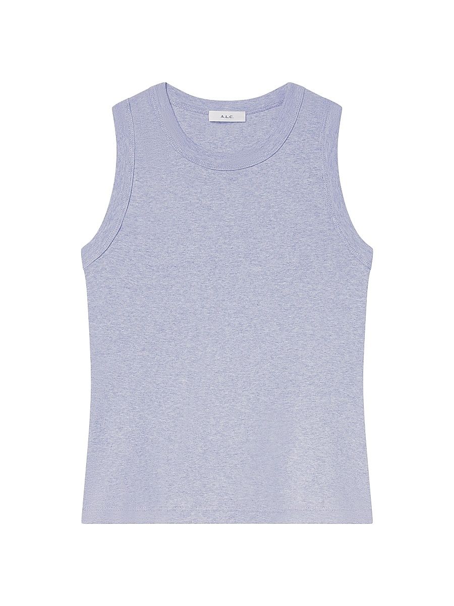 Women's Hadley Heathered Cotton Tank - Grey Melange - Size XL
