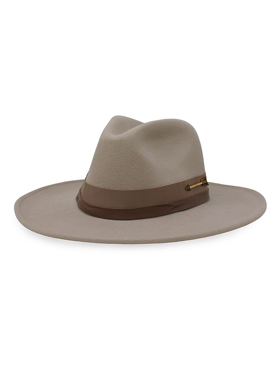 Women's Maverick Wool Fedora - Taupe - Size Large