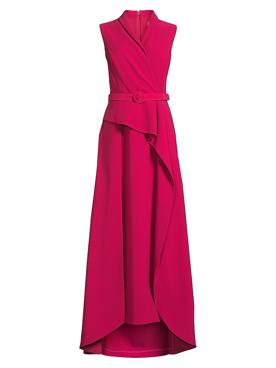 Women's Felicia Walk-Thru Sleeveless Gown - Bright Rose - Size 4