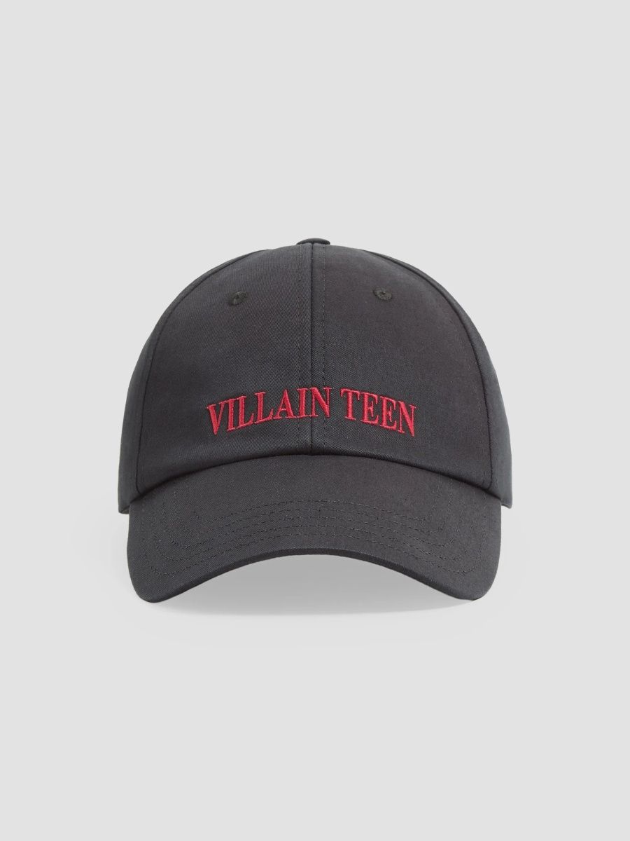 Valentino Women's Myvilla Embroidered Cotton Baseball Cap - Black Paris - Size Small