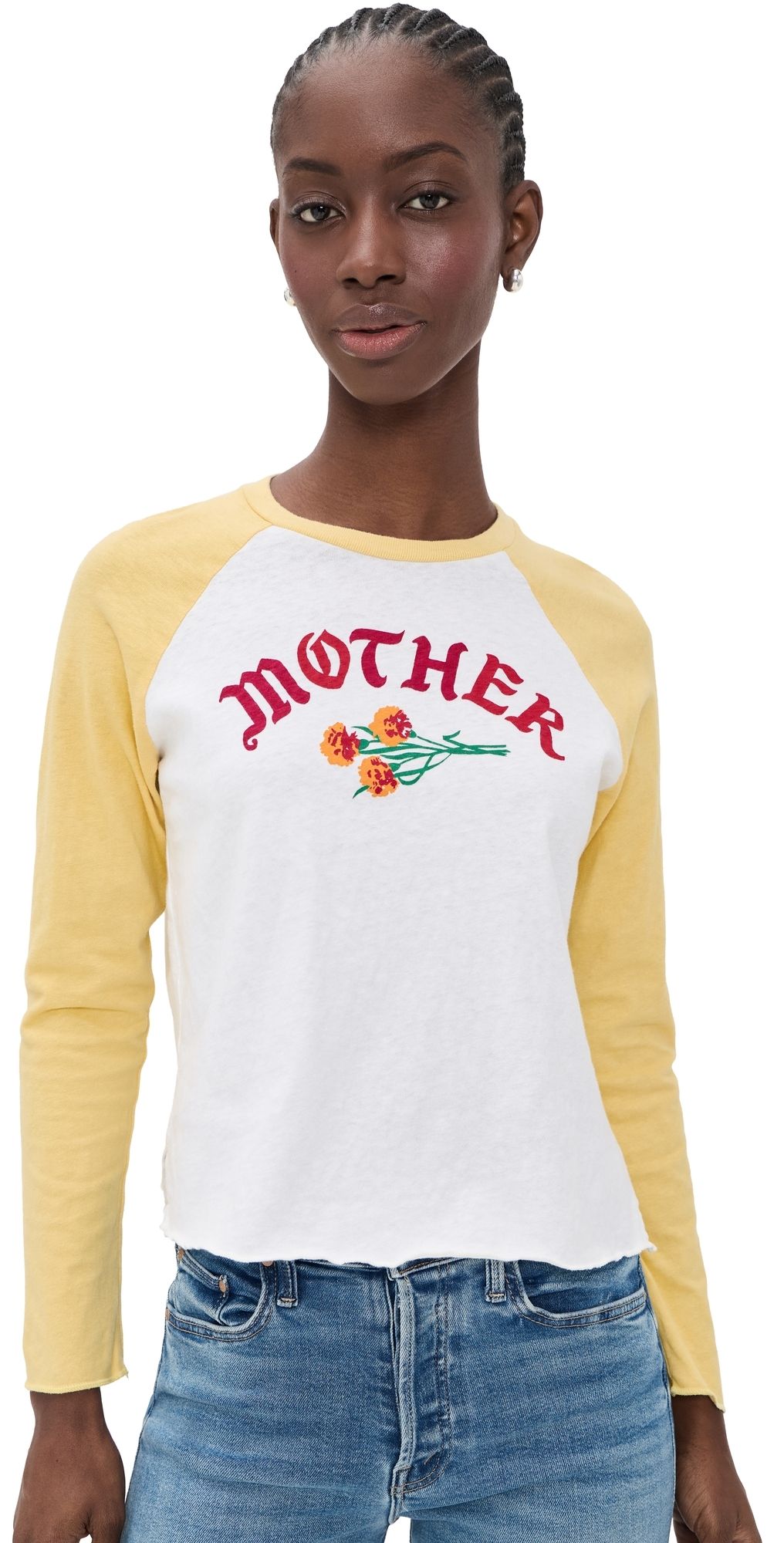 MOTHER The Vintage Sporty Concert T-Shirt Mother Flower L