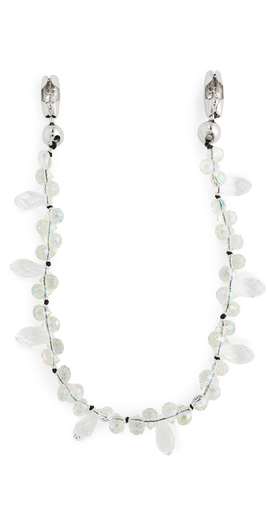 Ossa Faceted Crystal Wristlet Crystal One Size