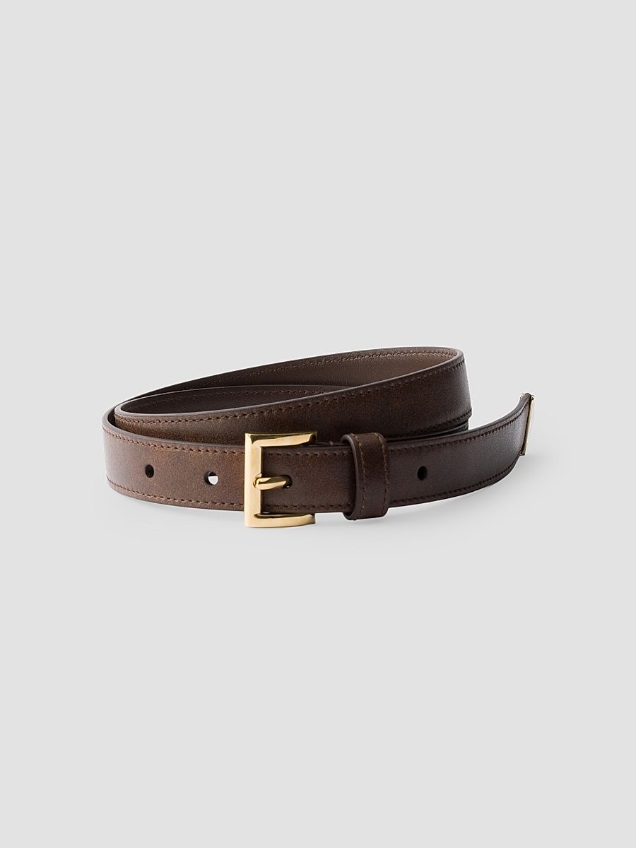 Women's Leather Belt - Brown - Size 36