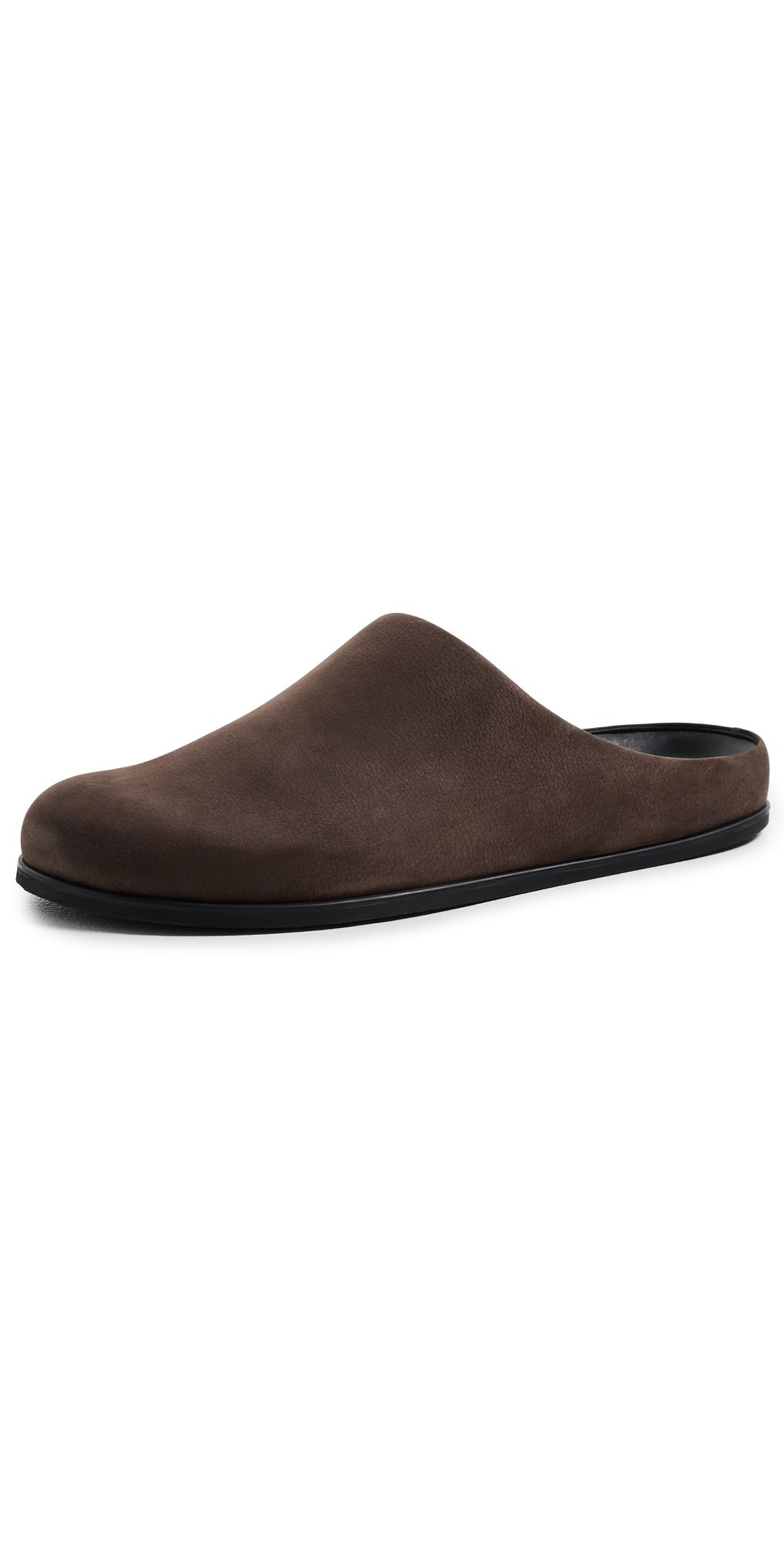 Vince Leo Suede Clogs Cocoa Brown 11