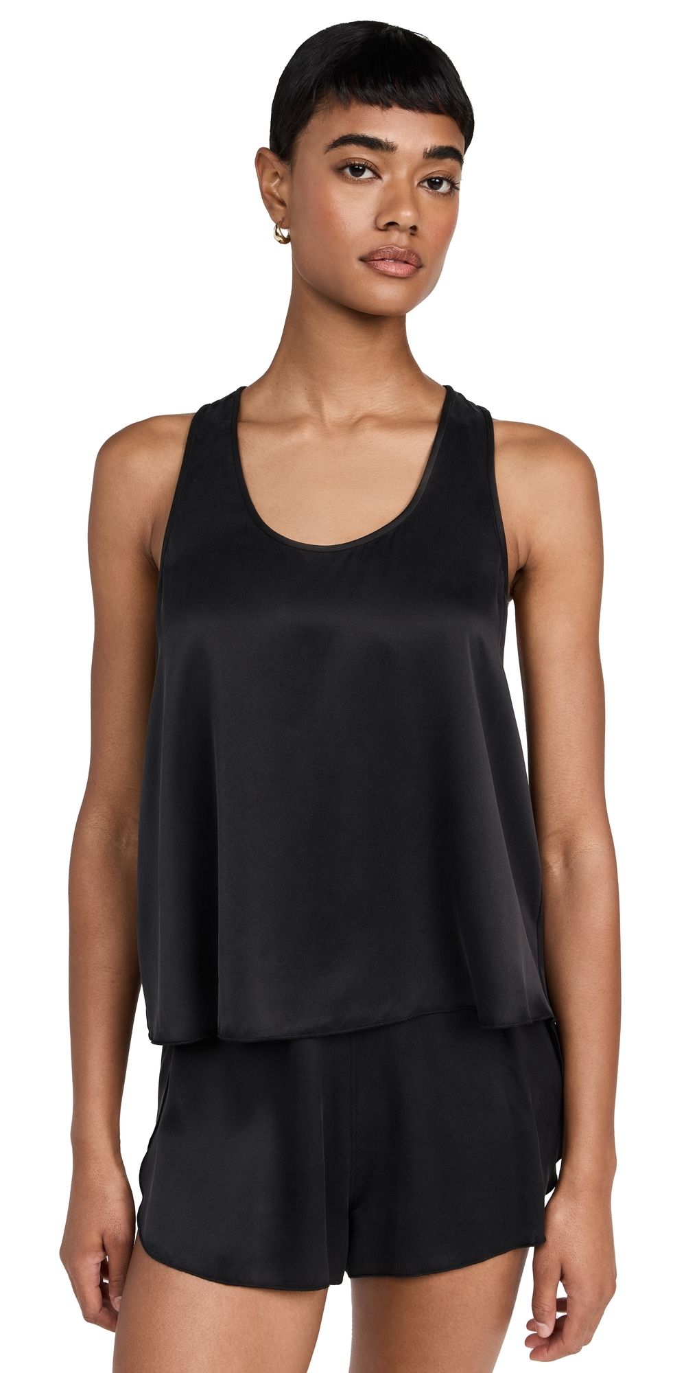 Lunya Washable Silk Tulip Back Set Deep Blue S