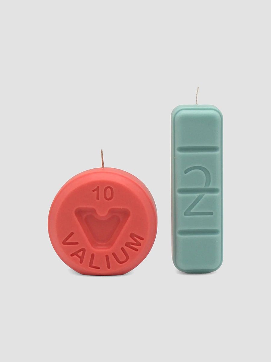 Mother's Little Helpers 2-Piece Candle Set - Teal Coral Set