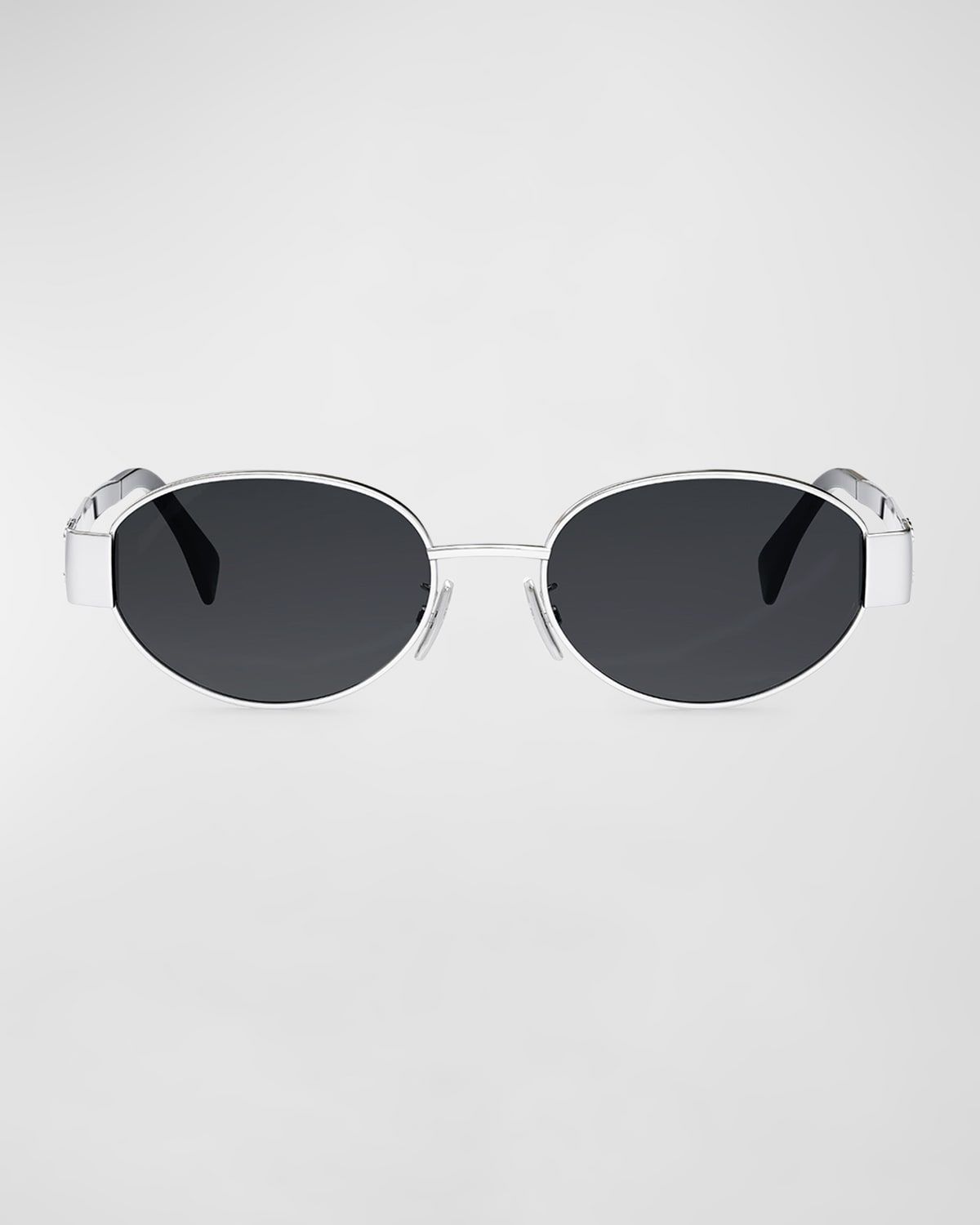 Triomphe Oval Metal Sunglasses