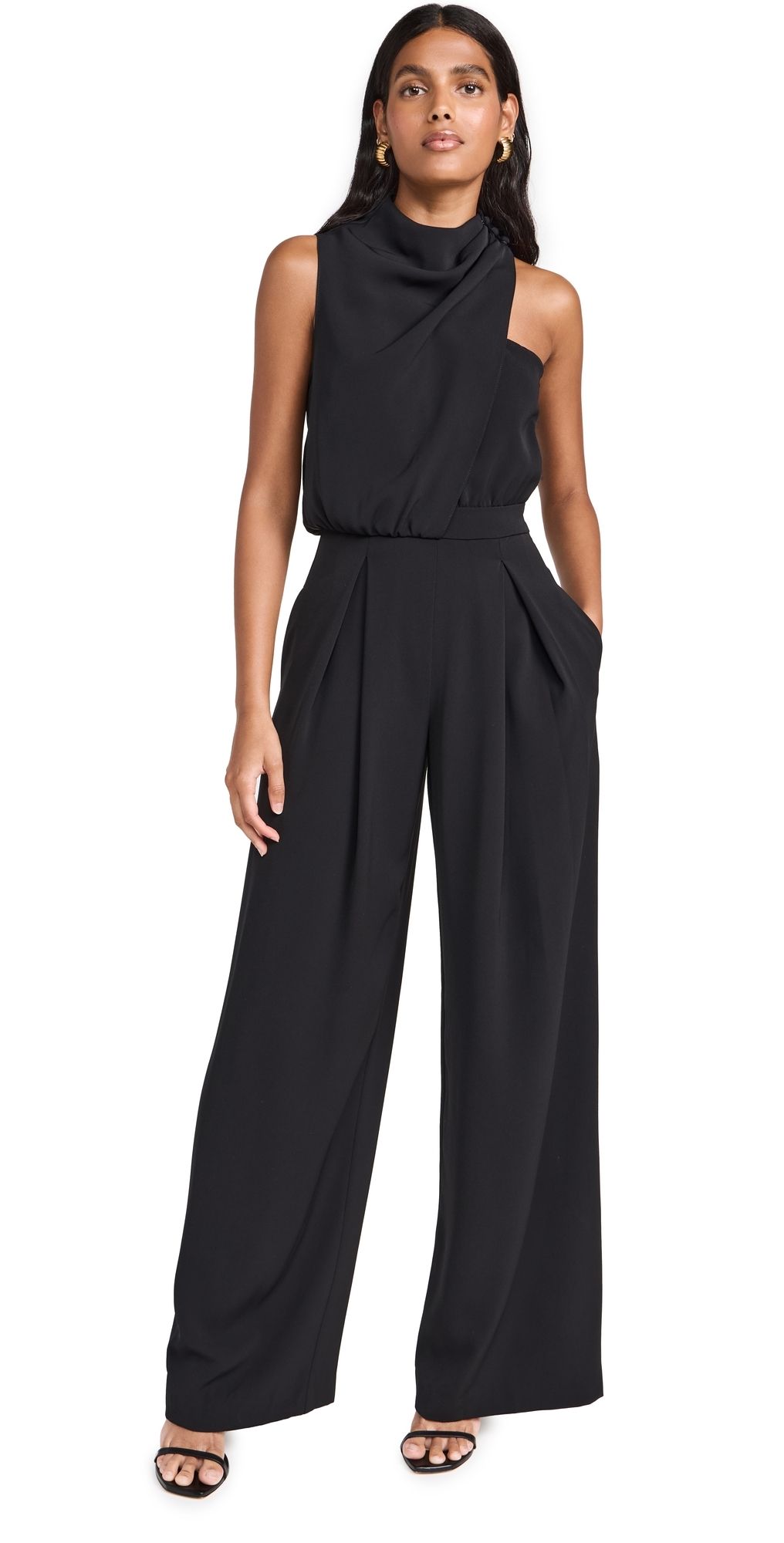 Black Halo Floella Jumpsuit Black 2